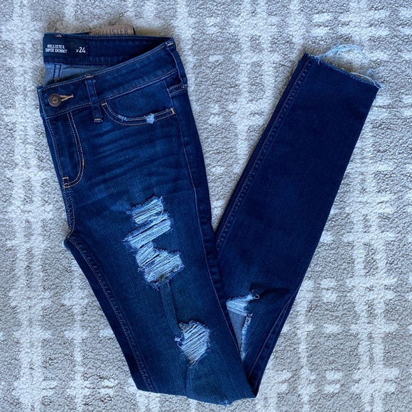 Hollister Denim - •Hollister• Distressed Super Skinny Jean